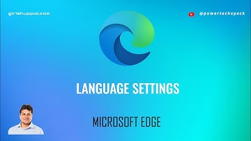 Multiple Languages - Microsoft Edge Settings