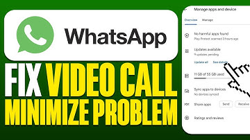 Fix WhatsApp Video Call Minimize Problem On Android (2025)