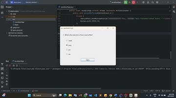 Java Quiz App Project | Simple Java GUI Project for Beginners