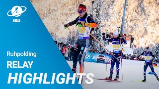 World Cup 23/24 Ruhpolding: Men Relay Highlights
