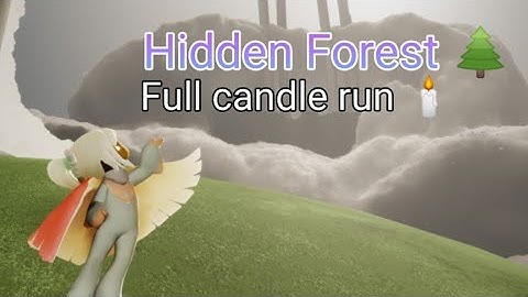Hidden Forest full candle run guide🕯 -Sky guide  |Sky children of light|