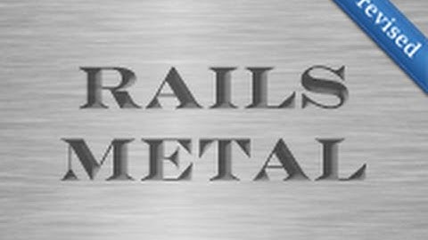 Ruby on Rails - Railscasts PRO #150 Rails Metal (revised)