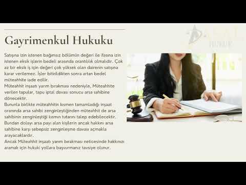 Gayrimenkul Hukuku Avukatı