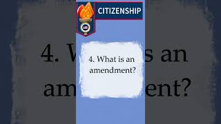 2023-2024 U.S CITIZENSHIP TEST, Civics Test (QUESTION 4) Naturalization #youtubeshorts