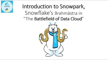 Getting Started with Snowpark for Python on Snowflake