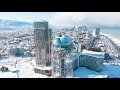 Зима и снег в Батуми, видео с квадрокоптера