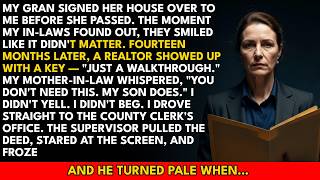 Information My Gran Deeded Me Her House—My In-Laws Forged My Signature To Steal It… I Pulled The Property Rec... Update