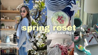 SPRING RESET DAY: cleaning my room, reading, grocery shopping