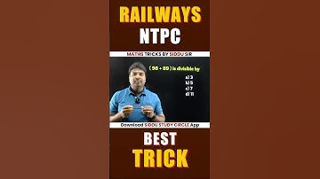 RAILWAY MATHS || NUMBER SYSTEM || SIDDU SIR || MATHS TRICKS IN TELUGU