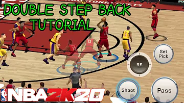 HOW TO DO DOUBLE STEP BACK IN NBA 2K20 ON ANDROID PHONE