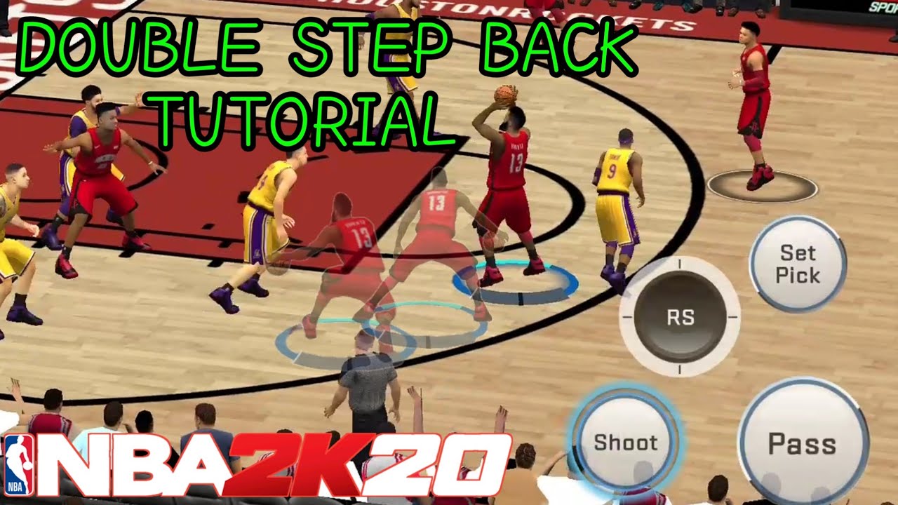 HOW TO DO DOUBLE STEP BACK IN NBA 2K20 ON ANDROID PHONE YouTube