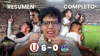 UNIVERSITARIO 6-0 COMERCIANTES U. | RESUMEN COMPLETO | GOLEADA HISTORICA | Desde las tribunas 💛❤