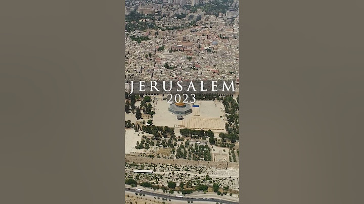 SEE  HOW JERUSALEM LOOKED IN JESUS TIME. SPECTACULAR!