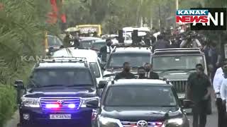 PM Narendra Modi Holds Roadshow From Raj Bhavan To Sardar Patel Stadium In Ahmedabad