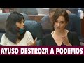 Ayuso ‘remata’ a Isa Serra por el Caso Dina | "Las mujeres no queremos que nos confisquen el móvil"