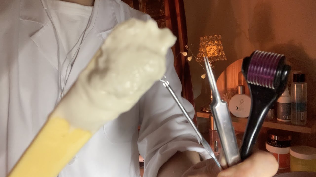 ASMR  | 모공 노폐물 관리 받으러 오세요(클렌징,모공관리,모델링팩,스킨케어) 모공관리샵상황극