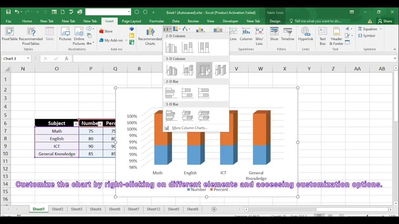 How to Make Charts and Graphs in Excel - YouTube