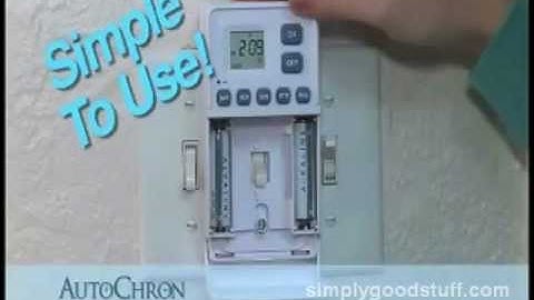 AutoChron - Programmable Light Switch Timer