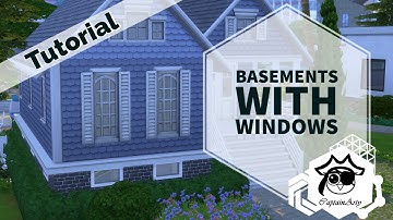 How to Create a Basement with Windows (NoCC) | Tutorial | CaptainArty