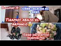 Vlogmas 17/TIRAMOS ABAJO el armario/CÓMO colocar al Bebé/Base para arroz #familianumerosa #obras