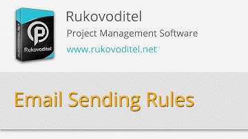 Email Sending Rules in ERP Rukovoditel