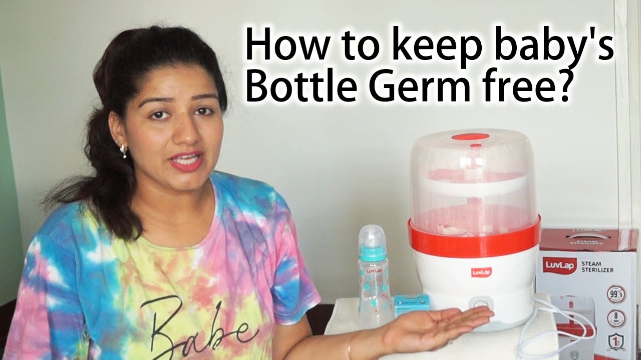 Luvlap steam steriliser /How to sterilise baby bottles? YouTube