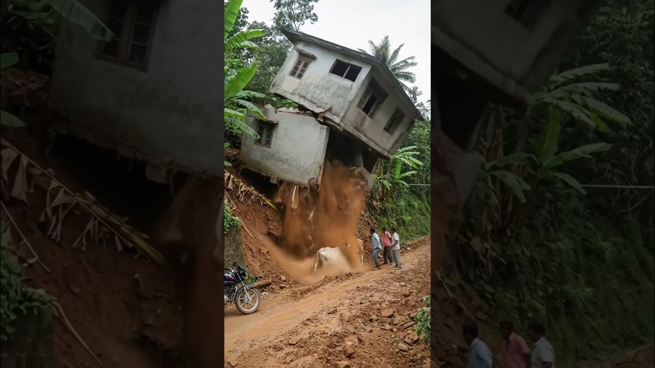 The Earth Is Moving Watch What Happens Disaster Landslide Shortvideo