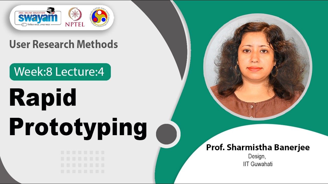 Lec 40: Rapid Prototyping