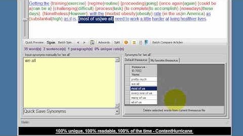 SpinnerChief - Quick Article Rewrite