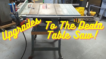 Upgrades To The Delta Table Saw