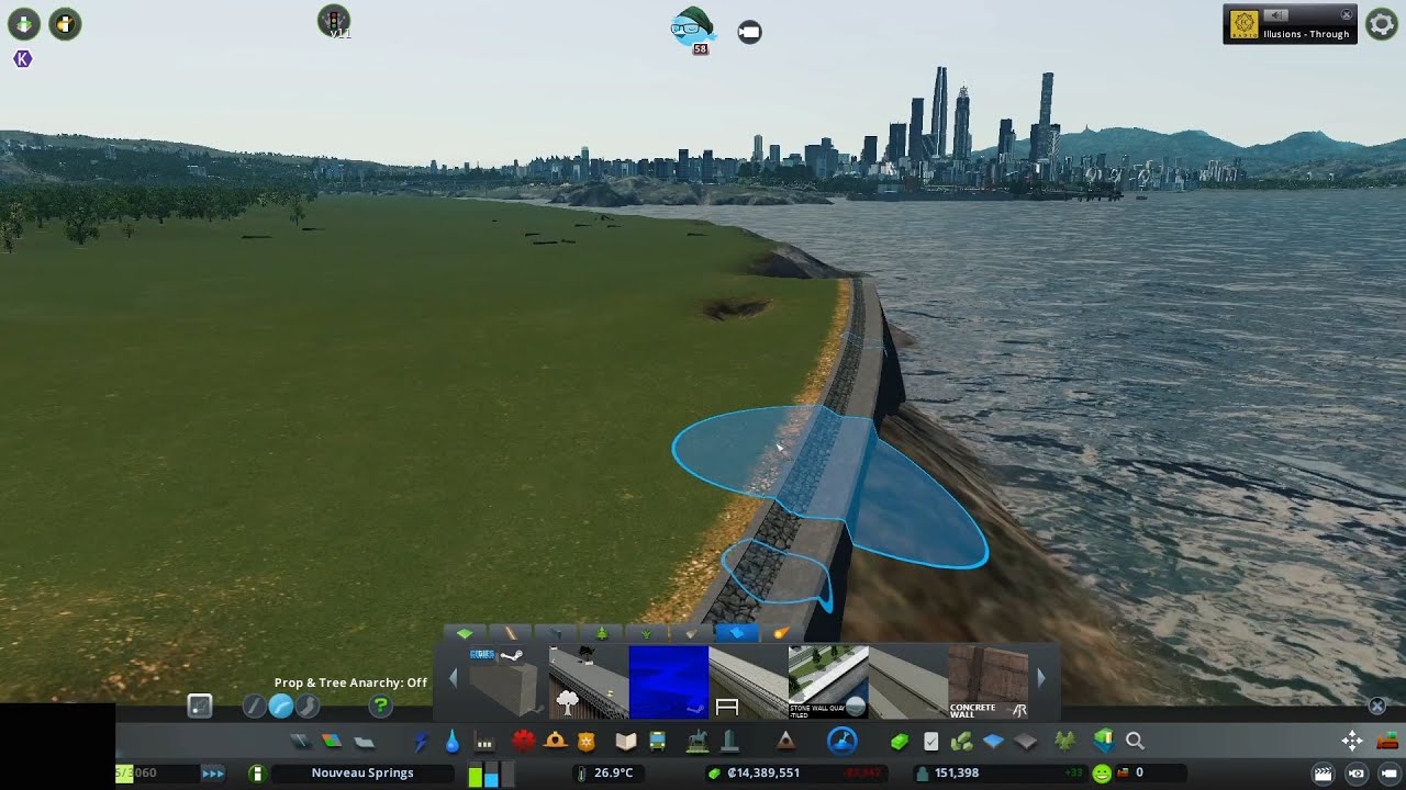 13 quay wall build Cities Skylines YouTube