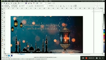 Ramadan Mubarak CorelDraw Graphic Design