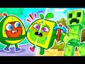Rescue Avocado Baby from Zombie! 🧟‍♂️ Minecraft Story 🤩 || Best Cartoon by Pit &amp; Penny Stories 🥑💖