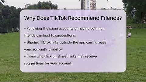 Why Does TikTok Recommend Friends? - Everyday-Networking