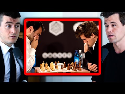 Psychological battle of chess | Magnus Carlsen and Lex Fridman thumbnail