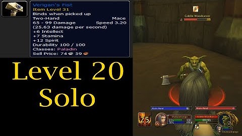 Classic WoW - Soloing Verigan