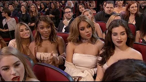 Fifth Harmony Watching Ex-Member Camila Cabello Perform "Crying In The Club"