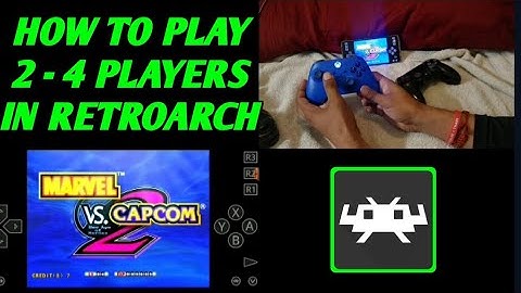 How to Play 2 - 4 Players in RETROARCH EMULATOR (multiplayer)