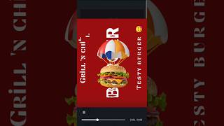 Burger poster design easy and simple on canva #shorts#trending #FJ Designs#graphicdesign