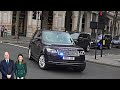 Prince william  kate middleton police escort in london