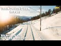 4K CABVIEW: Nordic Express Train over the Mountain pass 2021