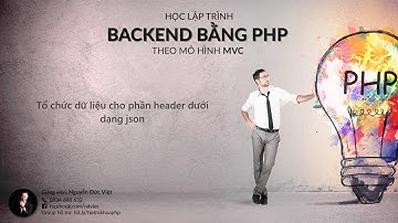 135 - Tổ chức dữ liệu cho phần header dưới dạng json | CodeIgniter