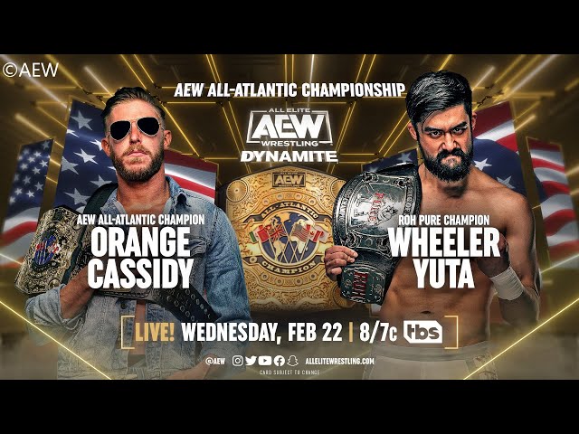 WheelerYuta will challenge his former mentor, #AEW International Champion  @orangecassidy, THIS WEDNESDAY on #AEWDynamite Fight For The…