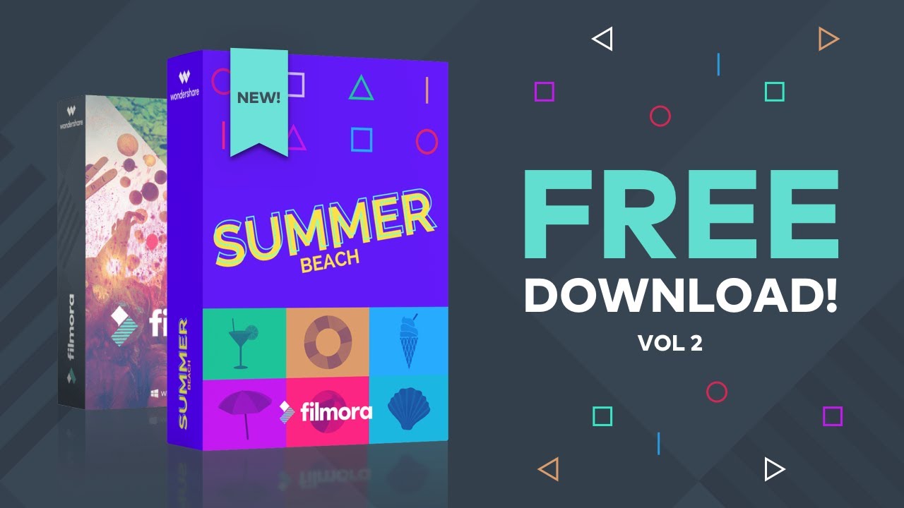 free summer effects for wondershare filmora vol 2 motion graphics download more graphics