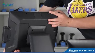 (POS-8617Plus-B) 15-inch Touch POS terminal With Aluminum Base