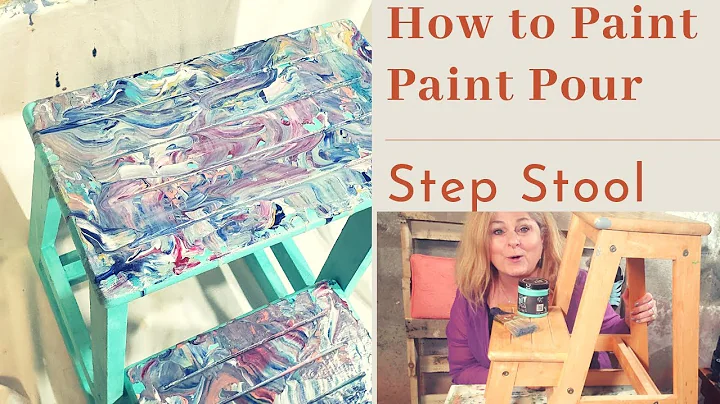 How to Paint-Pour on Furniture with DIY Paint by J...