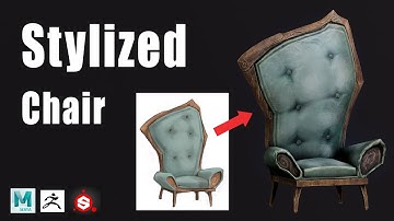 Stylized chair 3D