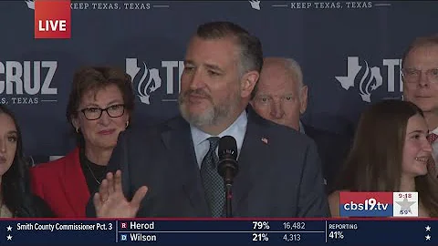 Sen. Ted Cruz declares victory over Democratic challenger Colin Allred