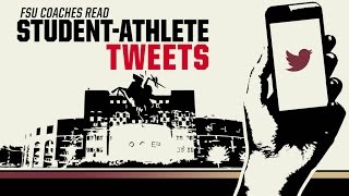 Courtesy http://www.seminoles.com: Florida State coaches read tweet...