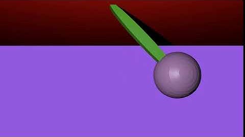 Elastic pendulum in Blender